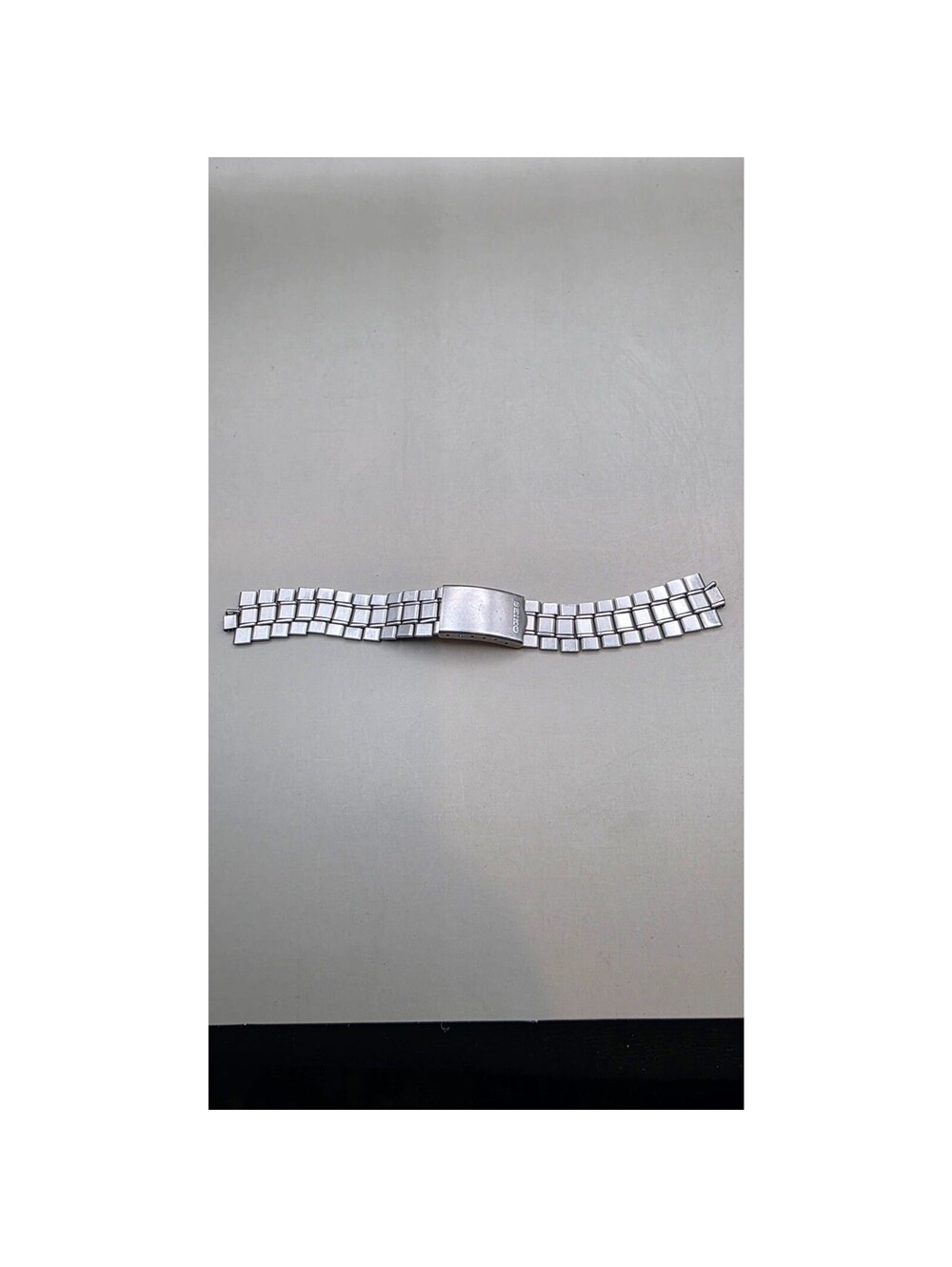 Authentic Seiko Stainless Steel Watch Bracelet Silver Tone